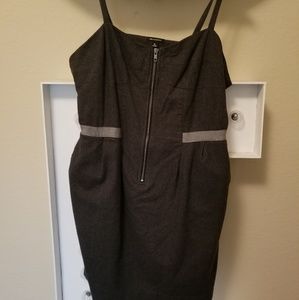 I Heart Ronson zipper mini dress